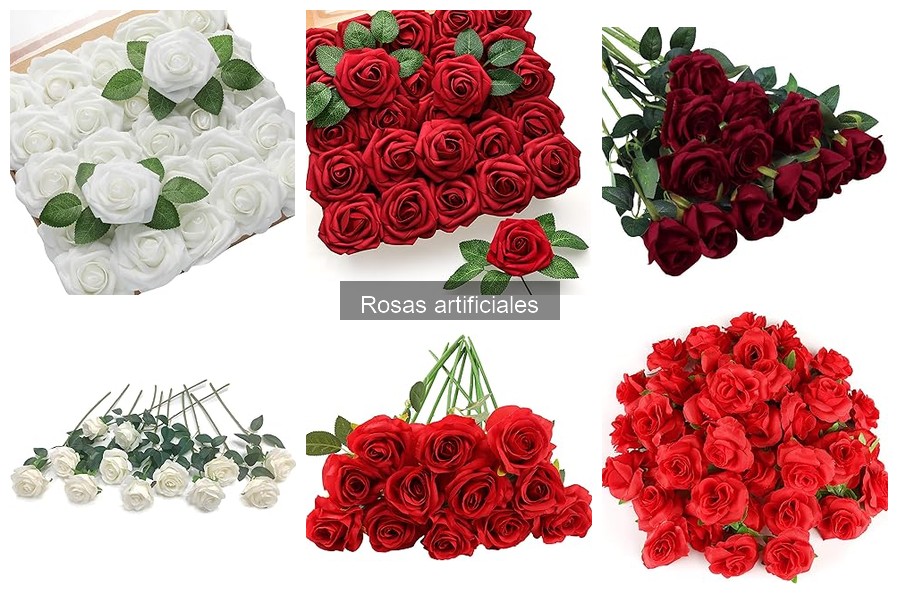 Precio promedio de rosas artificiales para decorar tu hogar