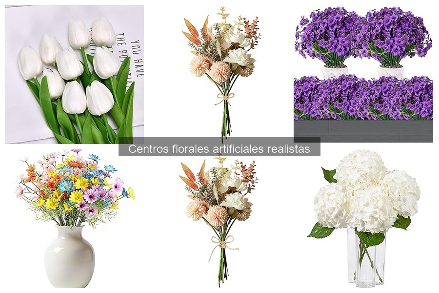 Precios de centros florales artificiales realistas