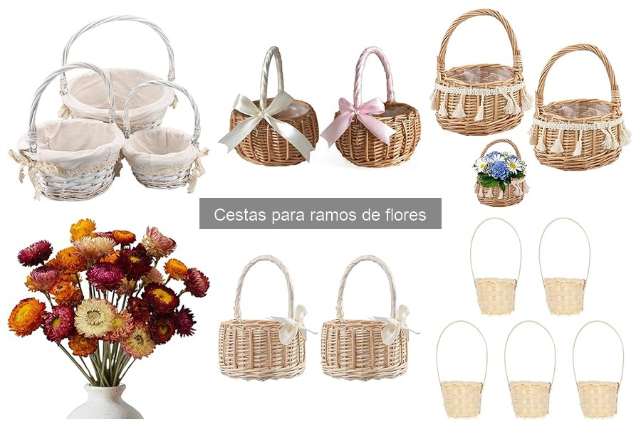 Precios de cestas para ramos de flores en Amazon