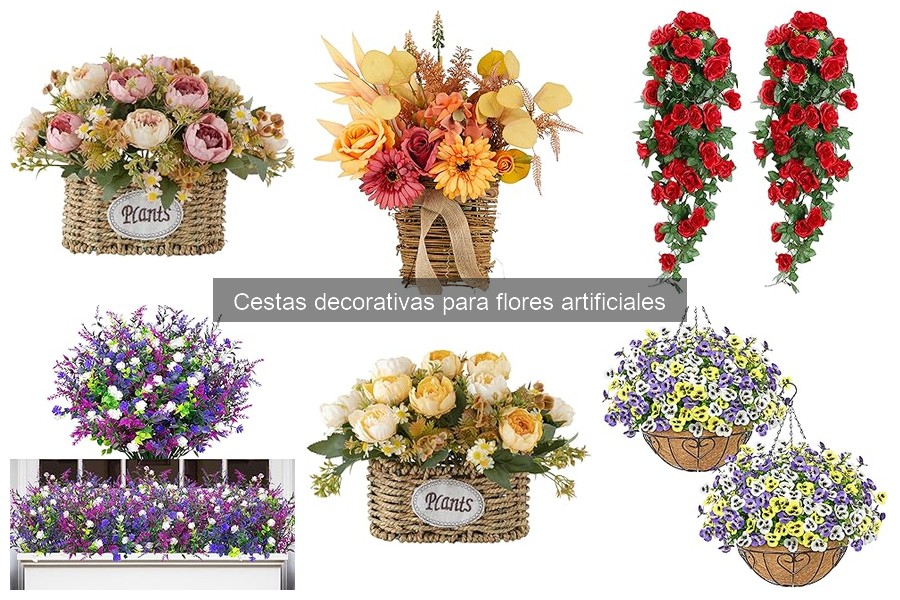 Problemas comunes al usar cestas decorativas para flores artificiales