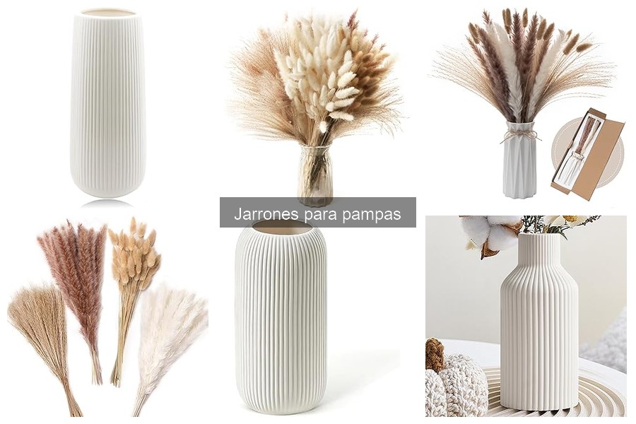 Problemas comunes al usar jarrones para pampas