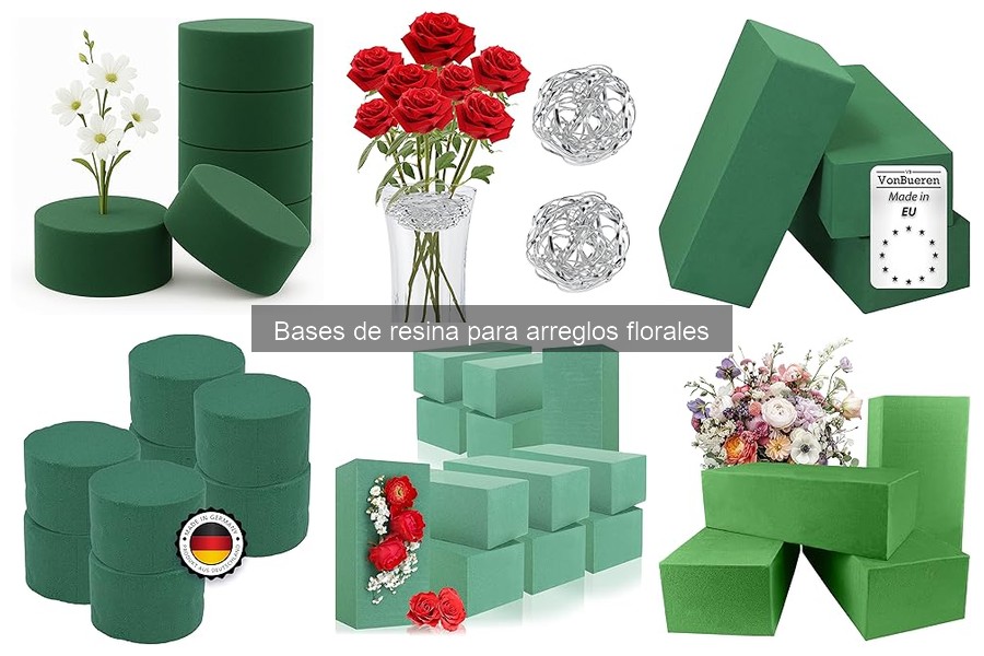 Problemas comunes con bases de resina en arreglos florales