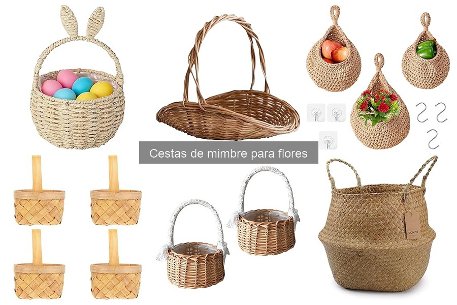 Problemas comunes con cestas de mimbre para flores
