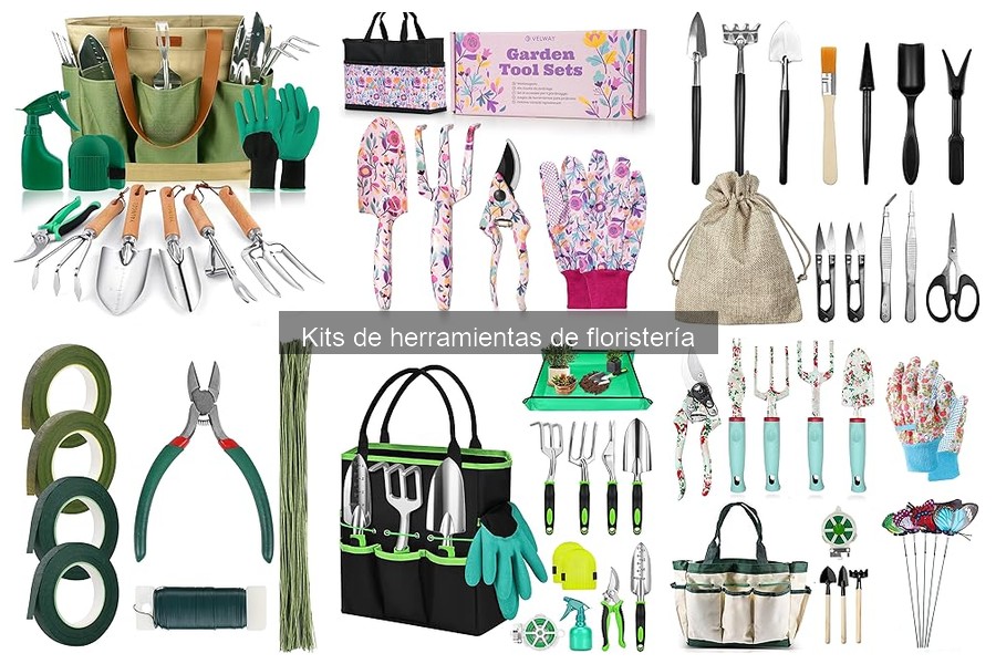 ¿Qué incluye un kit de herramientas de floristería?