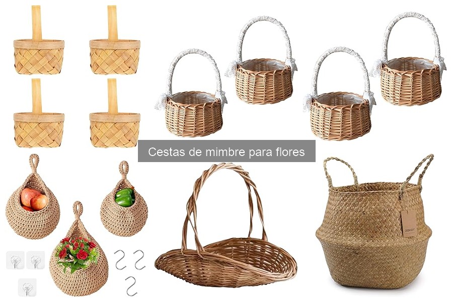 ¿Qué son las Cestas de Mimbre para Flores? Características y Más