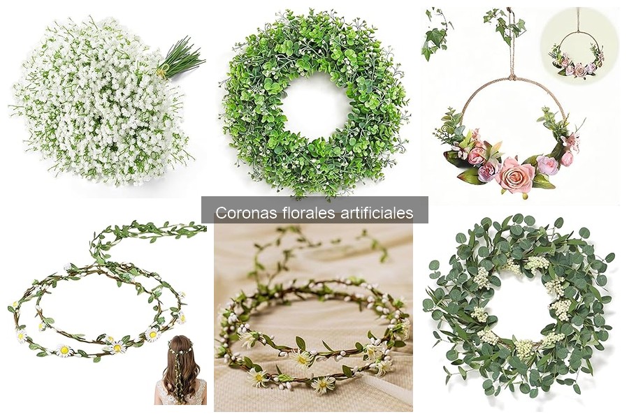 ¿Qué son las coronas florales artificiales? Definición y más