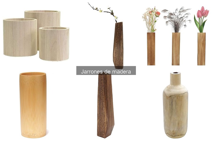 ¿Qué son los jarrones de madera? Guía para decoración