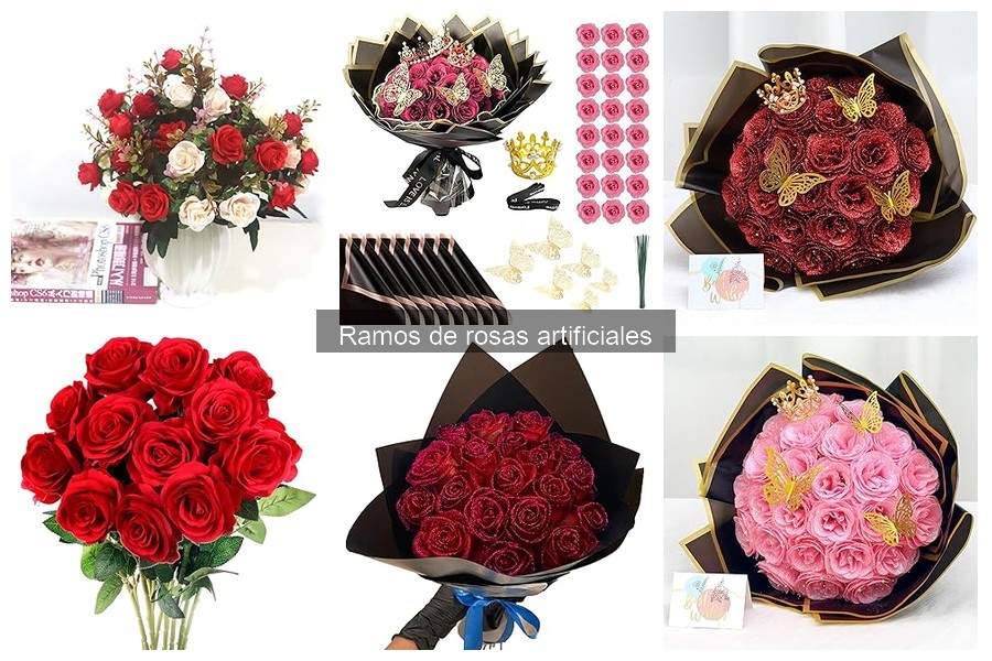 ¿Qué son los ramos de rosas artificiales? Guía completa
