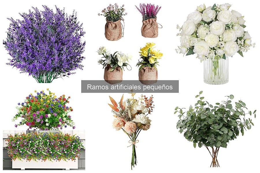 Ramos artificiales pequeños para exteriores: ideas y tips