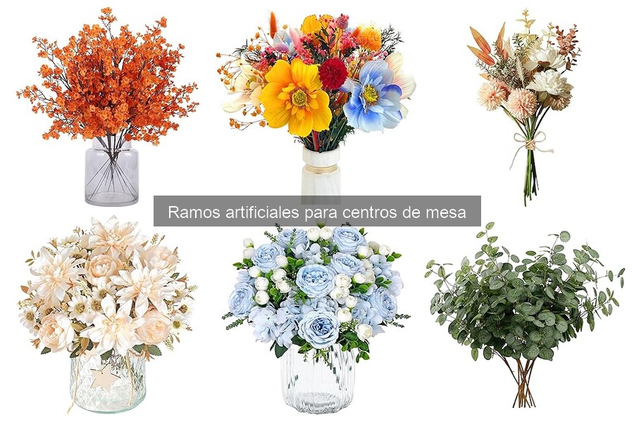 Ramos artificiales personalizados para centros de mesa únicos