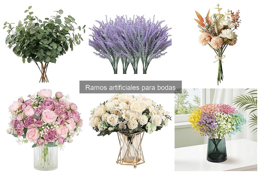 Ramos artificiales vs. naturales para bodas: ¿cuál elegir?