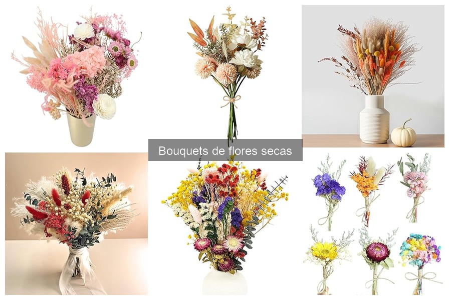 Soluciona los problemas comunes con bouquets de flores secas