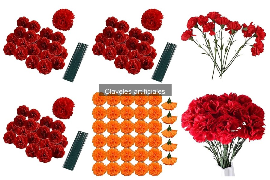 Soluciones creativas para decorar con claveles artificiales