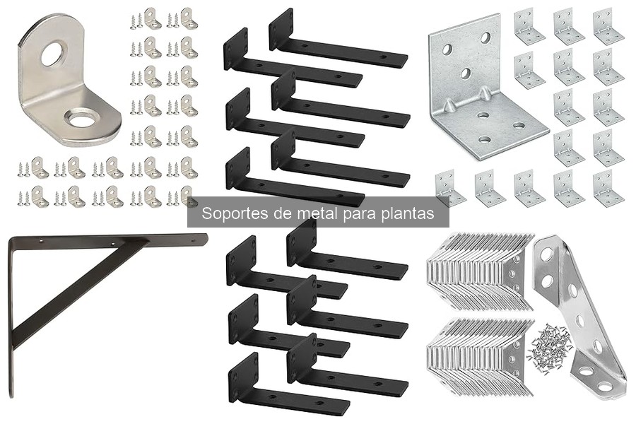 Soluciones Estéticas con Soportes de Metal para Plantas