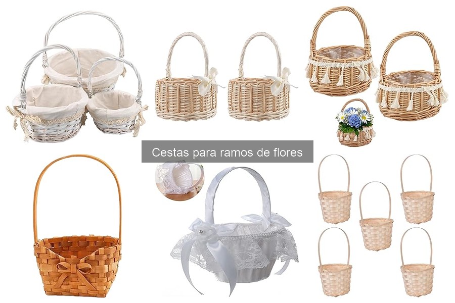 Tipos de cestas para ramos de flores: estilos y materiales