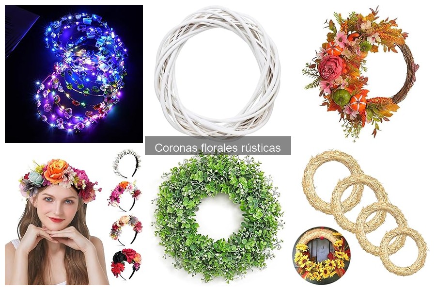 Tipos de coronas florales rústicas para decorar tu hogar