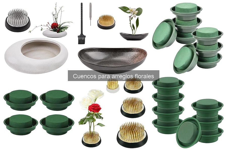 Tipos de cuencos para arreglos florales: materiales y estilos