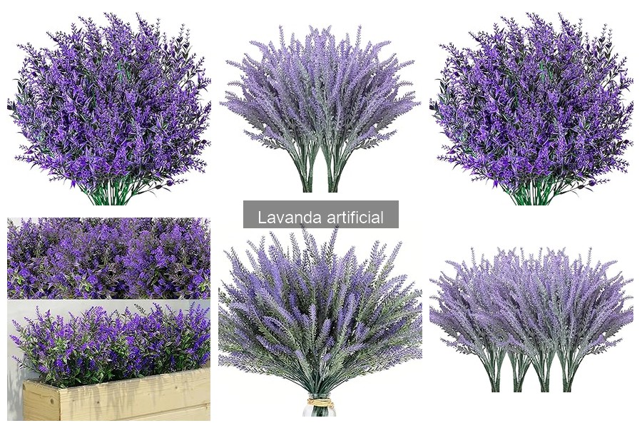 Tipos de lavanda artificial: estilos y diseños del mercado