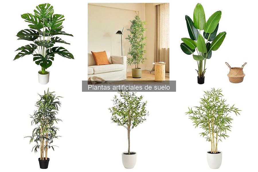 Tipos de Plantas Artificiales de Suelo para Decoración
