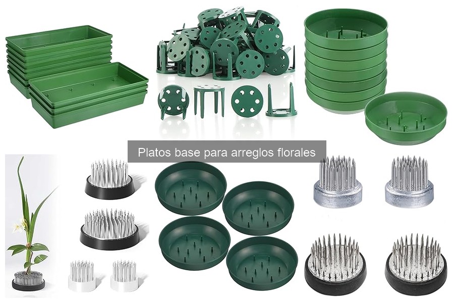 Tipos de Platos Base para Arreglos Florales: Guía Completa