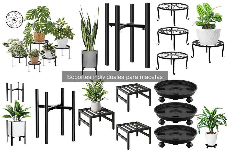 Todo sobre los Soportes Individuales para Macetas
