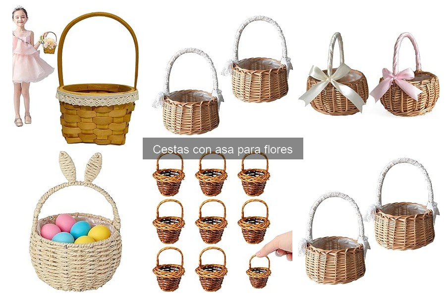 Ventajas de las cestas con asa para flores en decoración