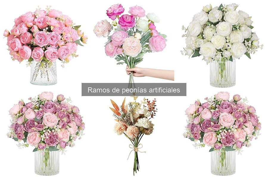 Ventajas de Ramos de Peonías Artificiales Frente a Naturales