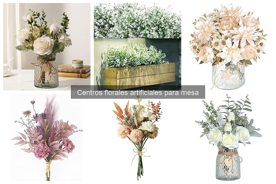 Ventajas de usar centros florales artificiales para tu mesa