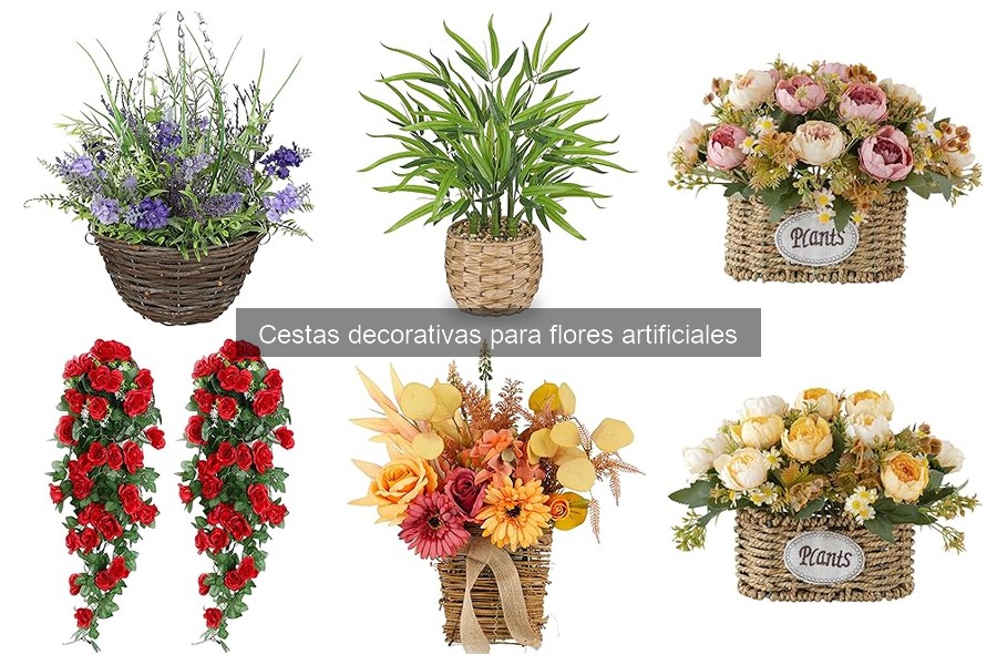 Ventajas de usar cestas decorativas para flores artificiales