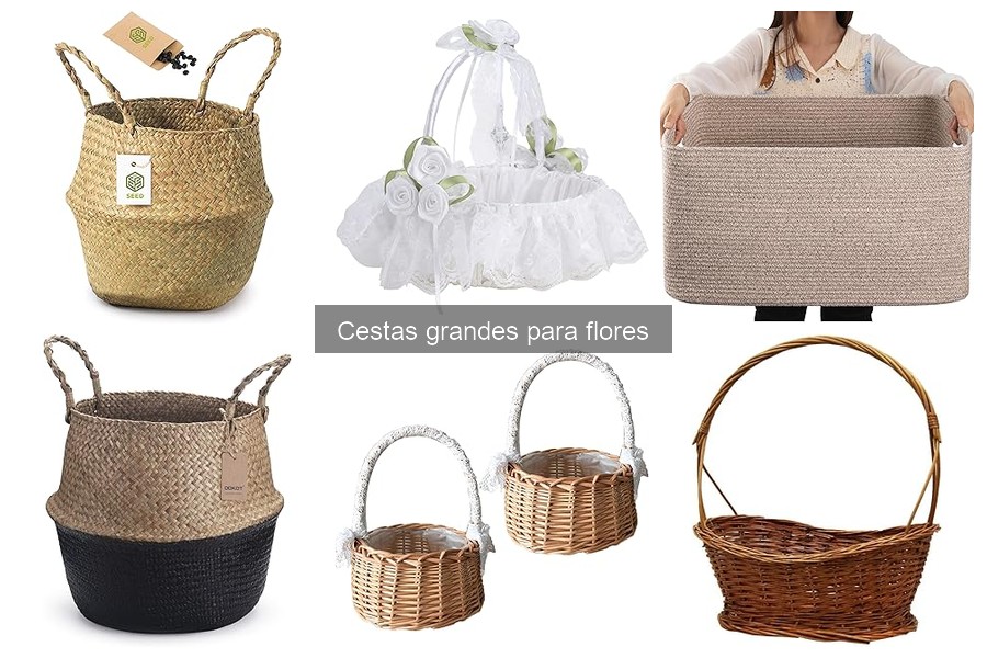 Ventajas de Usar Cestas Grandes para Flores en Casa