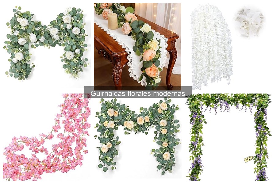 Ventajas de usar guirnaldas florales modernas en tu decoración