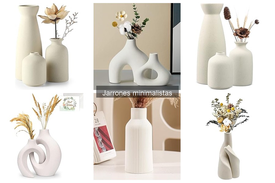 Ventajas de usar jarrones minimalistas en tu decoración