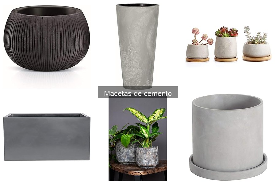 Ventajas de usar macetas de cemento en decoración