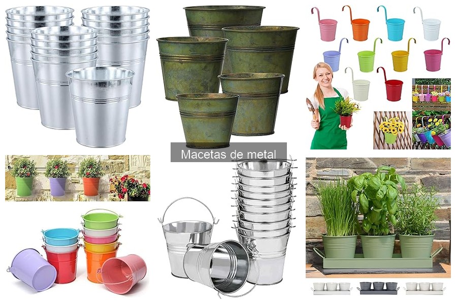 Ventajas de usar macetas de metal para decorar tu hogar