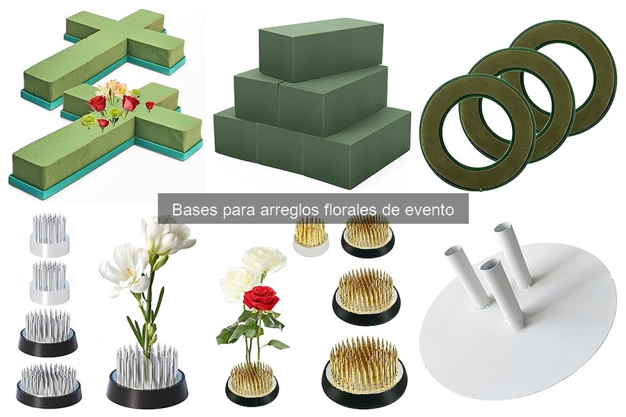 Ventajas y desventajas de bases para arreglos florales