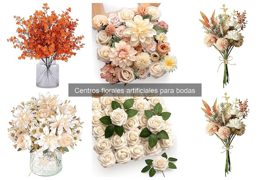 Ventajas y desventajas de centros florales artificiales en bodas