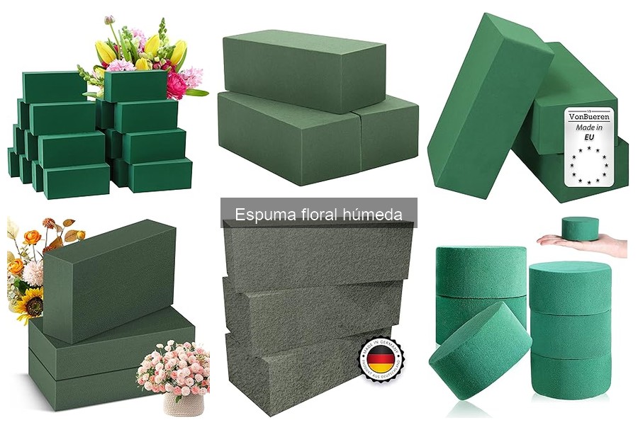 Ventajas y desventajas de la espuma floral húmeda