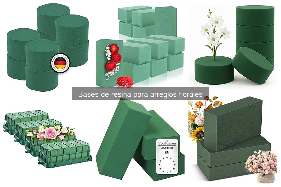 Ventajas y Desventajas de las Bases de Resina para Arreglos Florales