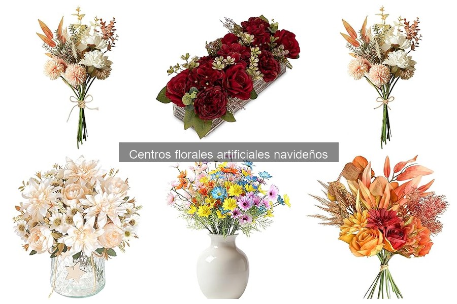 Ventajas y desventajas de los centros florales artificiales navideños