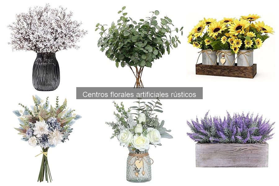 Ventajas y desventajas de los centros florales artificiales rústicos