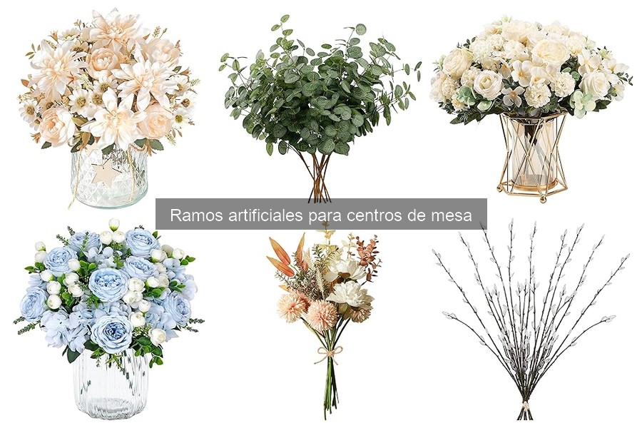 Ventajas y desventajas de ramos artificiales para mesa